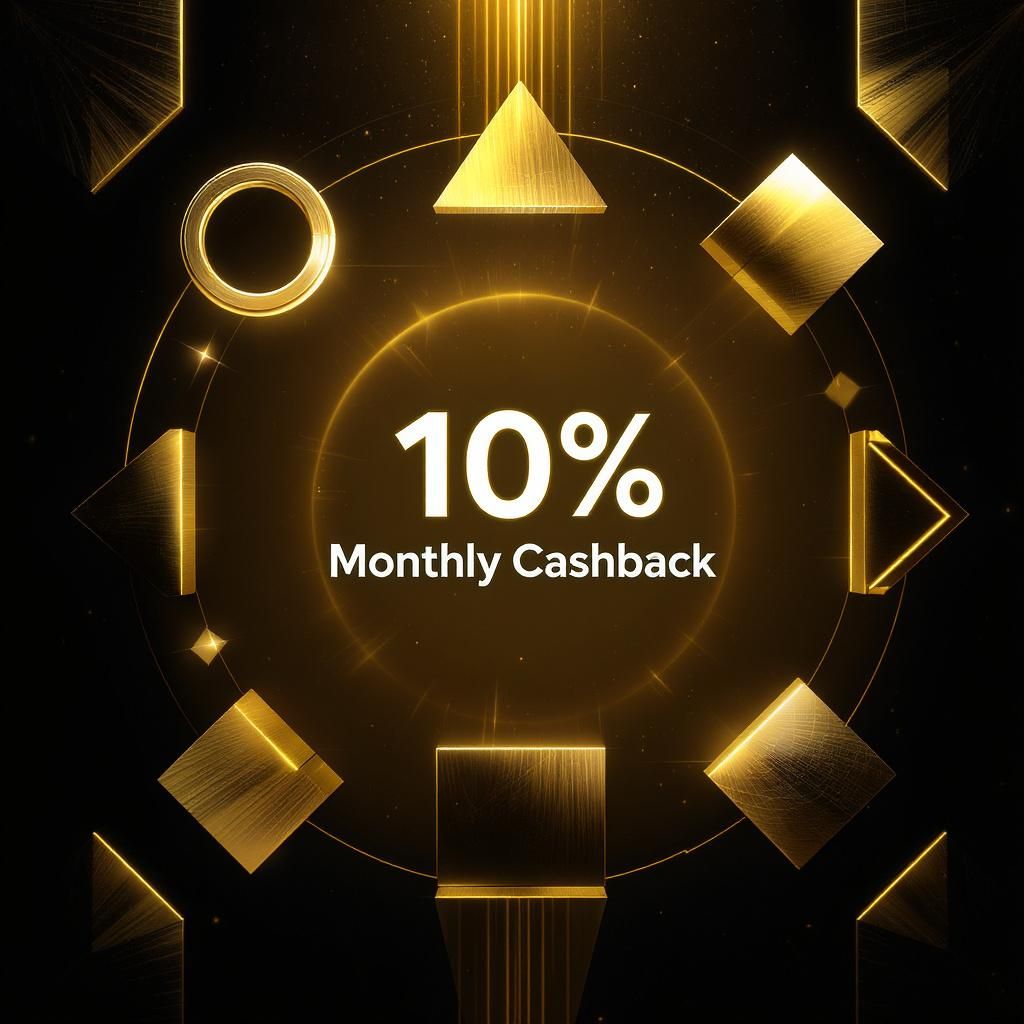 10% Monthly Cashback